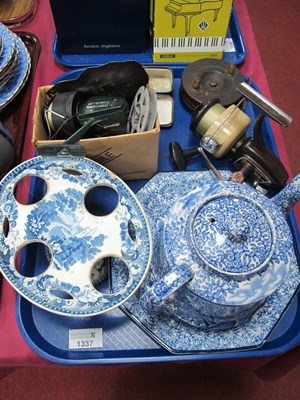 Lot 1337 - XIX Century Blue and White Pottery, Fenton...