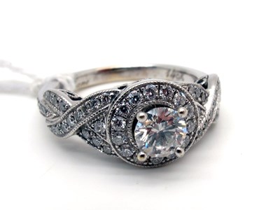 Lot 182 - Neil Lane; A Modern Diamond Set Ring,...