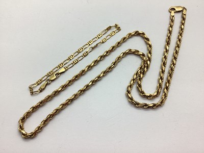 Lot 301 - A 9ct Gold Ropetwist Chain, of uniform design;...