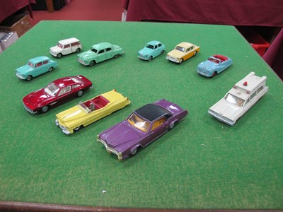 Lot 687 - Ten Original Dinky Diecast Vehicles,...