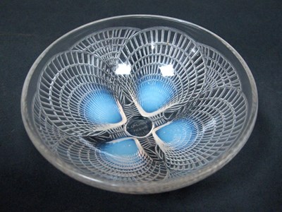 Lot 1049 - A R. Lalique Opalescent Glass Bowl, of...