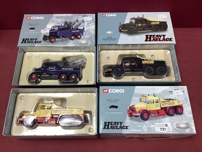 Lot 731 - Three Corgi 'Heavy Haulage' 1:50th Scale...