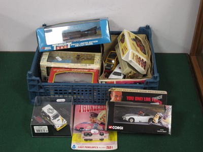 Lot 562 - Twelve Diecast and Tinplate Model Vehicles by...