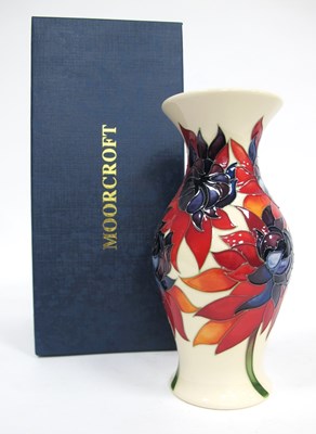 Lot 1152 - A Moorcroft Pottery Vase, of baluster form,...