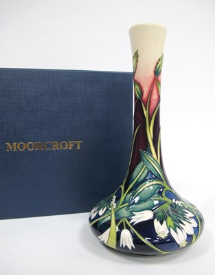 Lot 1057 - A Moorcroft Pottery Bottle Vase, painted in...