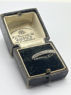 Lot 358 - A Dainty Diamond Set Eternity Band, set with...