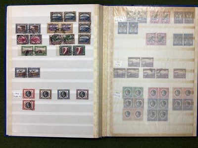 Lot 420 - Stamps, a sixteen page stockbook of South West...