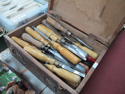 Lot 1124 - Chisels, to include Sorby, Greaves, Marsden,...