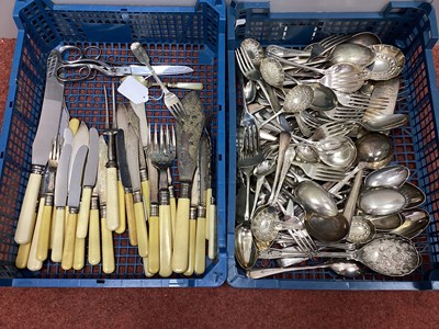 Lot 55 - A Mixed Lot of Assorted Plated Cutlery,...