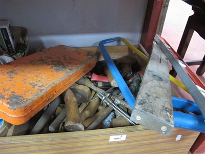 Lot 1092 - Tools - Hickory handled lump hammer, Stanley...