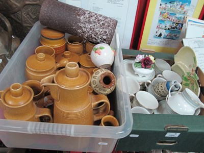 Lot 1004 - Langley Coffee Pots, cups, lidded pots, large...