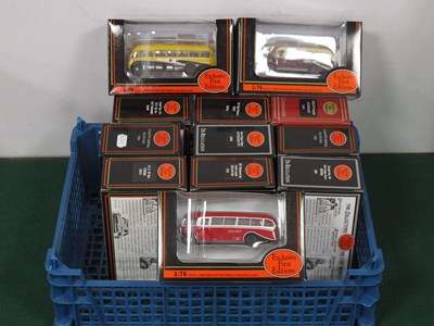 Lot 542 - Twelve 1:76th Scale Diecast Model Buses by EFE...