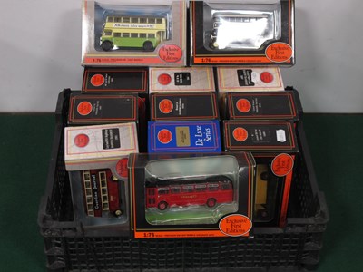 Lot 547 - Twelve 1:76th Scale Diecast Model Buses by EFE...