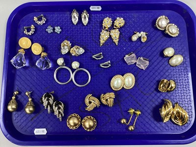 Lot 65 - A Collection of Ornate Earrings, including...