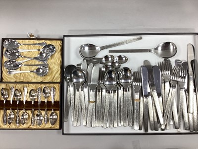 Lot 40 - Viners Modernist Style Stainless Steel Cutlery,...