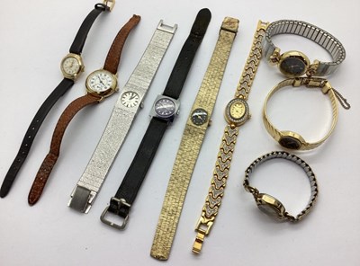 Lot 166 - A Collection of Assorted Ladies Wristwatches,...