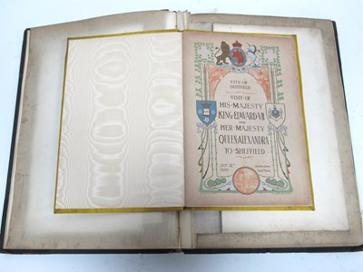 Lot 1355 - Sheffield Interest. A Leather Bound Book to...