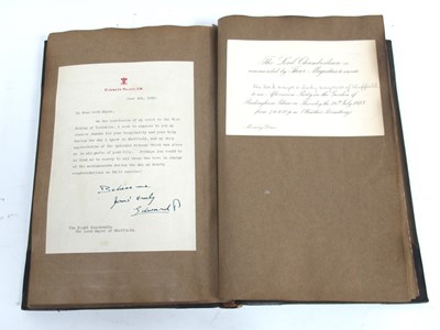 Lot 1357 - Sheffield Interest. A Scrap Book, belonging to...