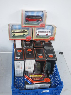 Lot 467 - Twelve 1:76th Scale Diecast Model Buses by EFE...