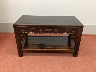 Lot 1499 - A Late XIX Century Chinese Hardwood...