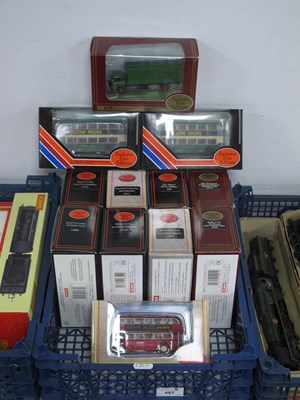 Lot 457 - Twelve 1:76th Scale Diecast Model Buses and...