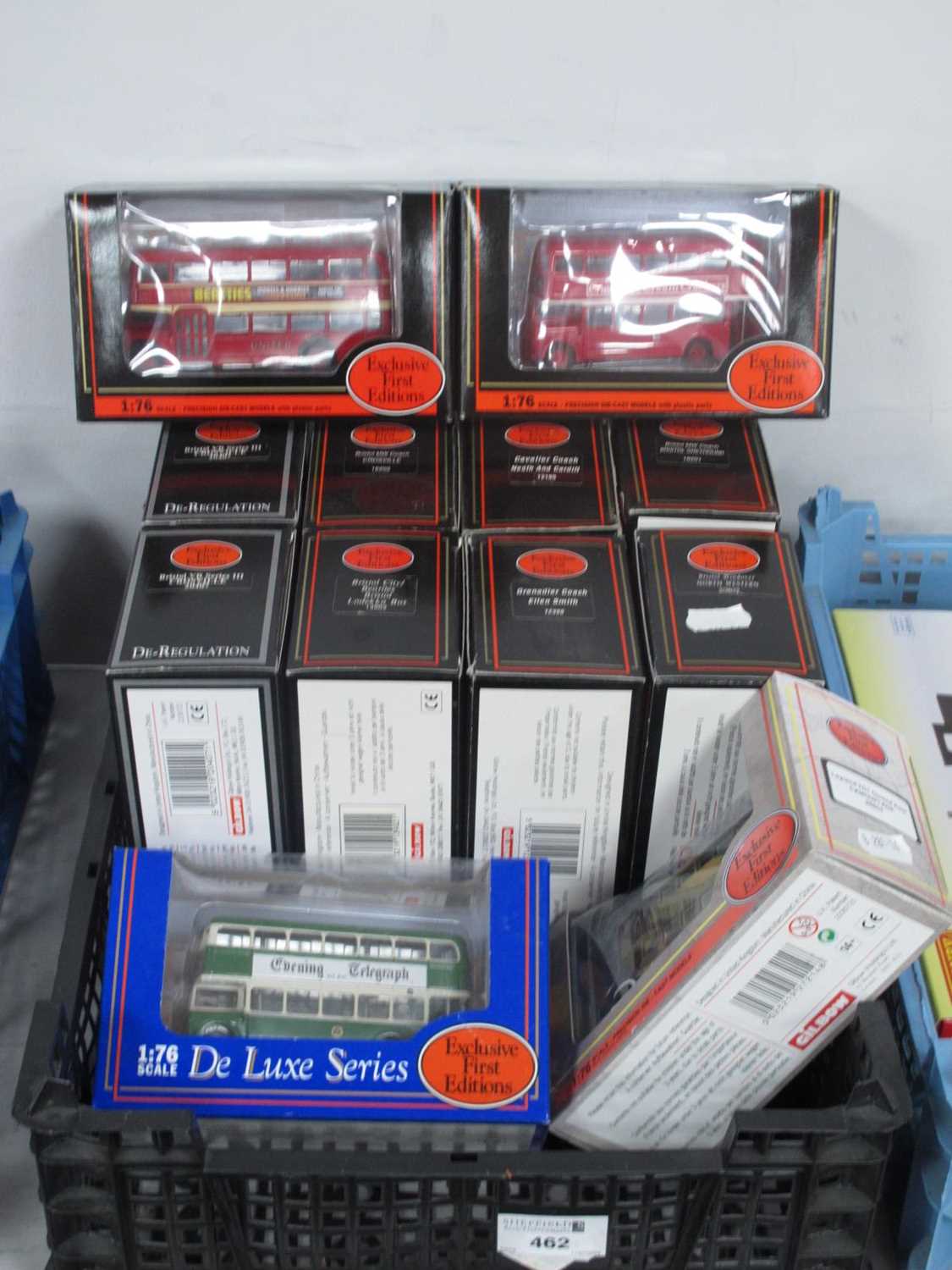 Lot 462 - Twelve 1:76th Scale Diecast Model Buses by EFE...