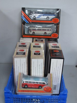 Lot 488 - Twelve 1:76th Scale Diecast Model Buses by EFE...