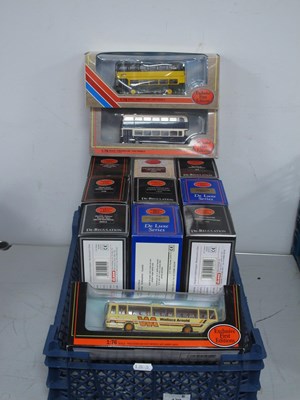 Lot 470 - Twelve 1:76th Scale Diecast Model Buses by EFE...