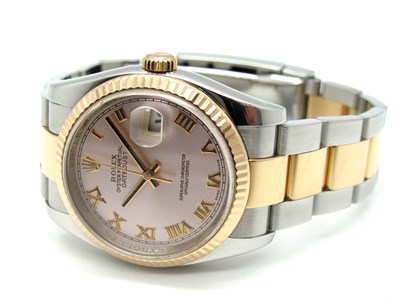 Lot 262 - Rolex; A Datejust 36 Oyster Perpetual...