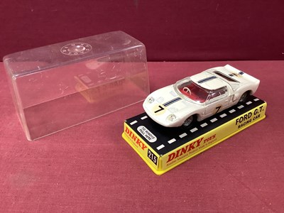 Lot 792 - Dinky Toys No 215 Ford GT Racing Car, white,...