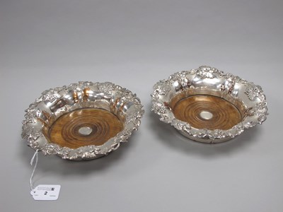 Lot 2 - A Pair of Large Plated on Copper Bottle...