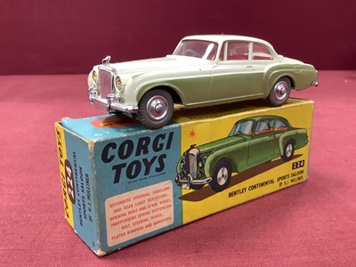 Lot 784 - Corgi No 224 Bentley Continental Sports Saloon,...