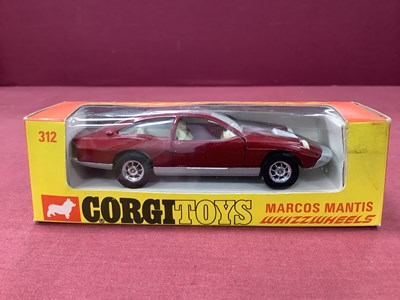 Lot 787 - Corgi Toys No 312 Marcos Mantis Whizzwheels,...