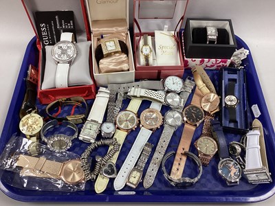 Lot 39 - An Assortment of Modern Ladies Wristwatches,...