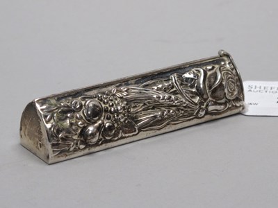 Lot 22 - A Modern Tooth Pick Box, detailed in relief...