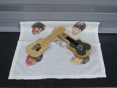 Lot 673 - Beatles Memorabilia, Beatles hankie and...