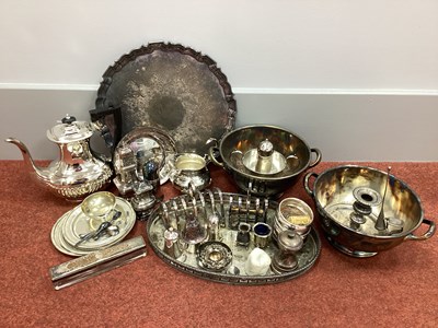 Lot 56 - A Mixed Lot of Assorted Plated Ware, including...