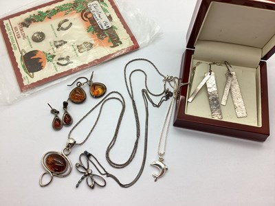 Lot 250 - A Collection of "925" Jewellery, to include an...