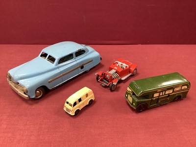 Lot 727 - Original Schuco Ford Hot Rod, playworn, a...