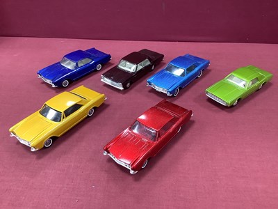 Lot 747 - Six 1970's French Dinky American Diecast Cars,...