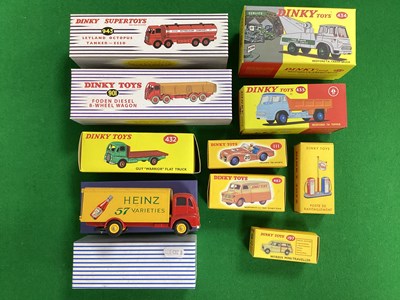 Lot 507 - Ten Atlas Editions Modern Re-Issue Dinky Toys...