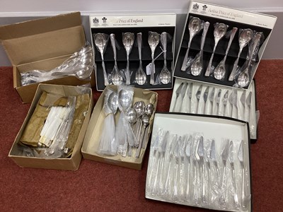 Lot 107 - Boxed Sets and Other Stainless Steel Cutlery,...