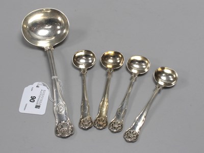 Lot 90 - A Set of Four Hallmarked Silver Kings Husk...
