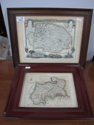 Lot 1552 - John Rocque XVIII Century Map of Middlesex, 16...