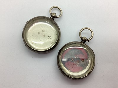 Lot 157 - Two Hallmarked Silver Pocket Watch Cases, each...