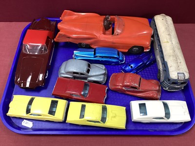 Lot 651 - Eleven Diecast and Plastic Outline American'...