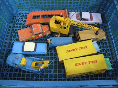 Lot 533 - Nine Diecast Model Vehicles by Dinky Toys,...