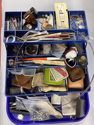 Lot 43 - Jewellers Worksop Tool Box, including part of...