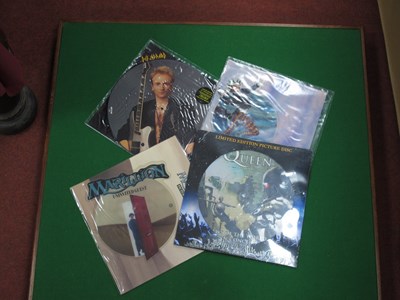 Lot 476 - Picture Discs, four releases to include Queen -...