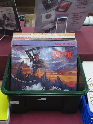 Lot 620 - Rock and Metal L.P's, sixteen releases to...